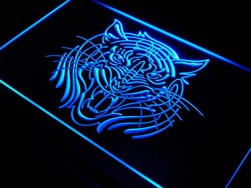 Tiger Face Animal Display Home Neon Light Sign